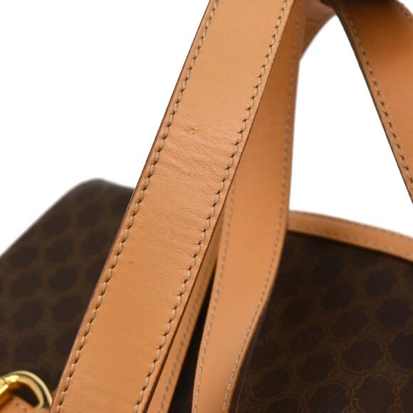 Celine Brown Macadam Shoulder Bag - Picture 3 of 10